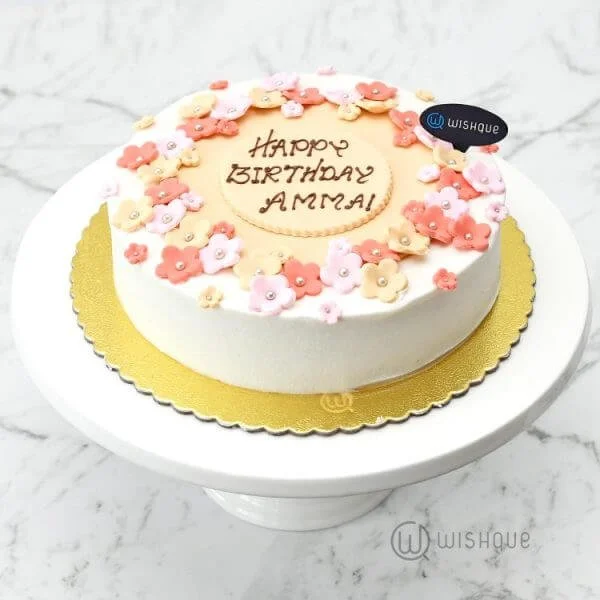 Buttercream Ribbon Cake